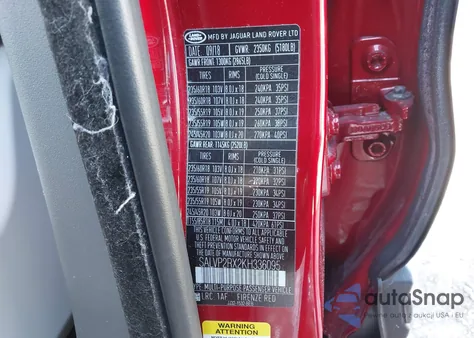 2019 Land Rover Range Rover Evoque Se/Se Premium from USA, damaged, VIN SALVP2RX2KH336095